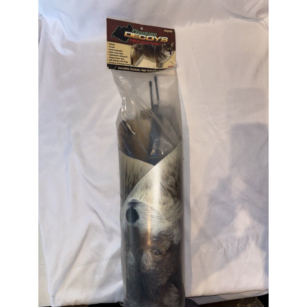 Phantom HD Series Roll Up Coyote Decoy With Ground Stakes NIB